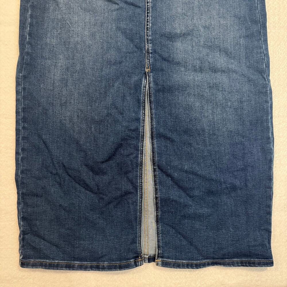 DKNY Jeans High Rise Denim Maxi Skirt Dekalb Wash Women’s Size 31 NEW - Picture 4 of 8